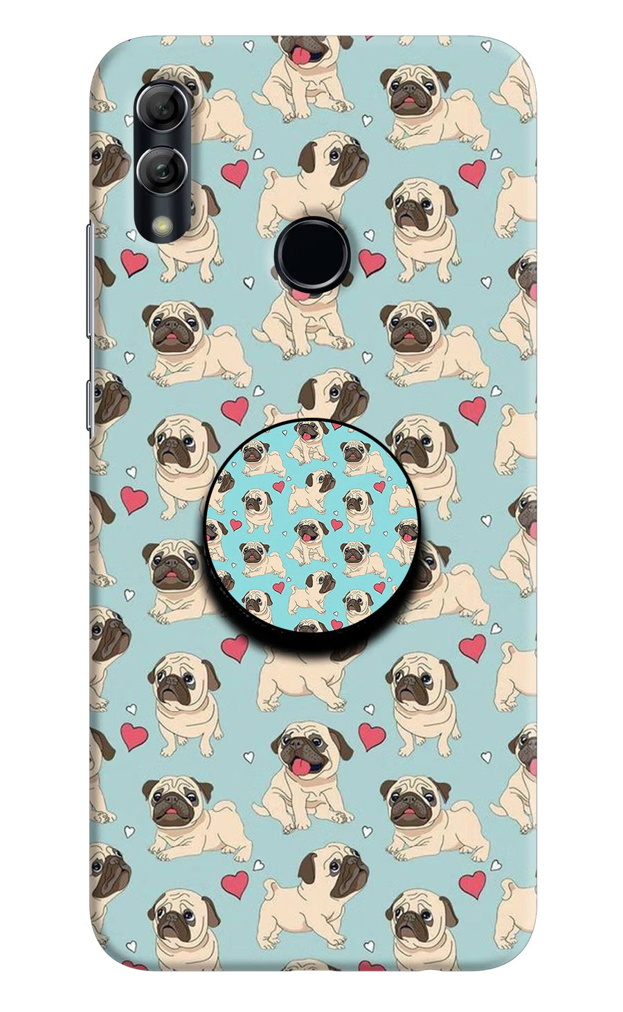 Pug Dog Honor 10 Lite Pop Case, Hard case