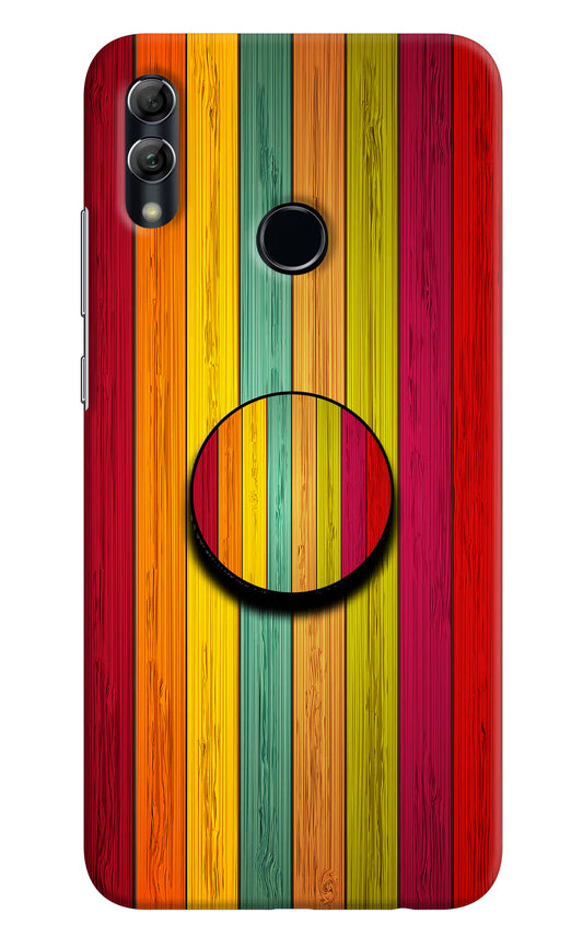 Multicolor Wooden Honor 10 Lite Pop Case by Casekaro