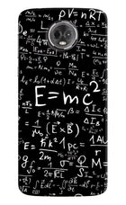 Physics Formula Moto E5 Plus Hard Case Back Cover by Casekaro