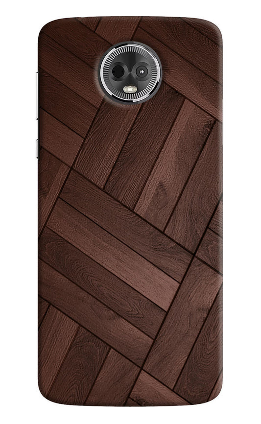 Wooden Texture Design Moto E5 Plus Hard Case Back Cover by Casekaro