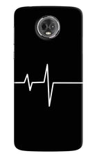 Heart Beats Moto E5 Plus Hard Case Back Cover by Casekaro