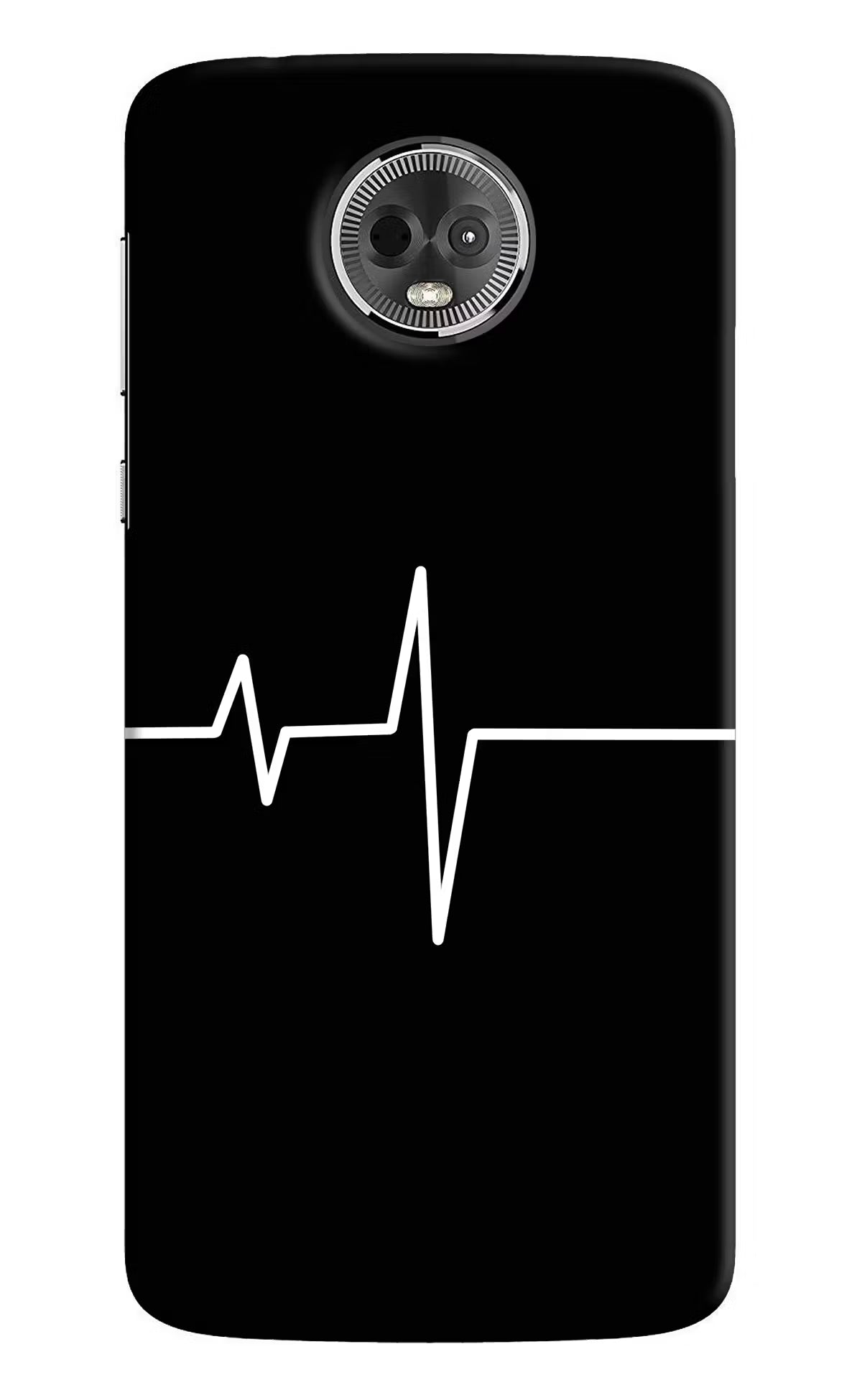 Heart Beats Moto E5 Plus Hard Case Back Cover by Casekaro