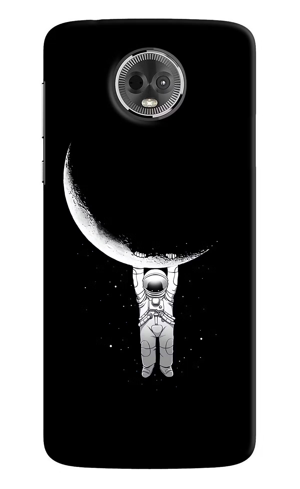 Moon Space Moto E5 Plus Hard Case Back Cover by Casekaro