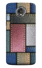 Multicolor Jeans Moto E5 Plus Hard Case Back Cover by Casekaro