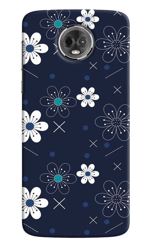 Flowers Moto E5 Plus Hard Case Back Cover by Casekaro