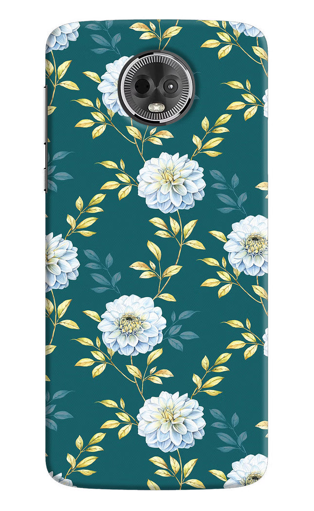 Flowers Moto E5 Plus Hard Case Back Cover by Casekaro