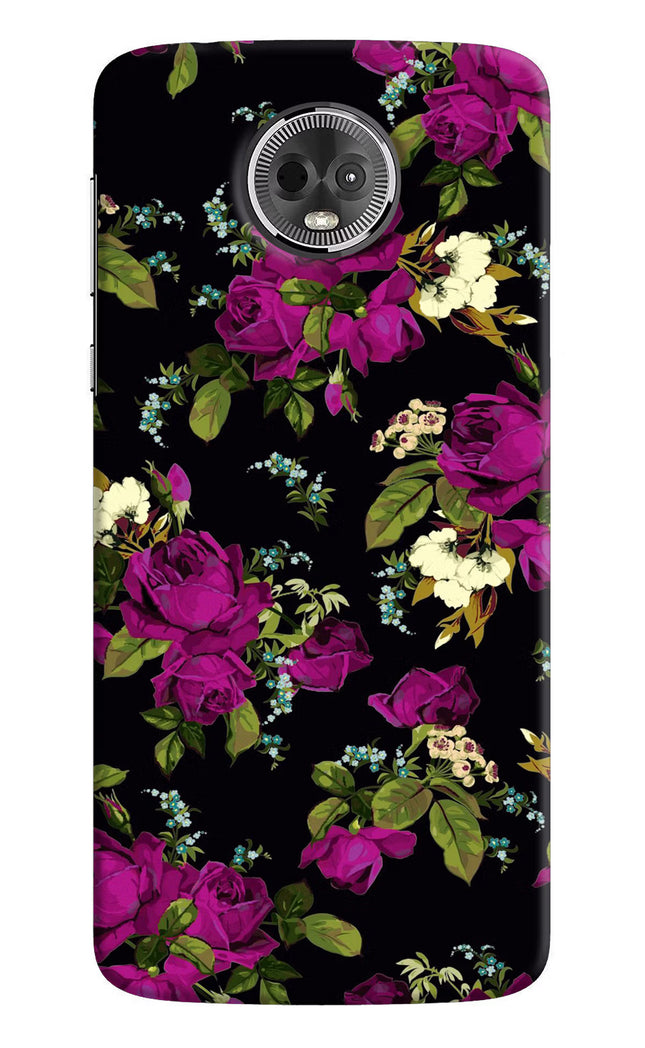 Flowers Moto E5 Plus Hard Case Back Cover by Casekaro