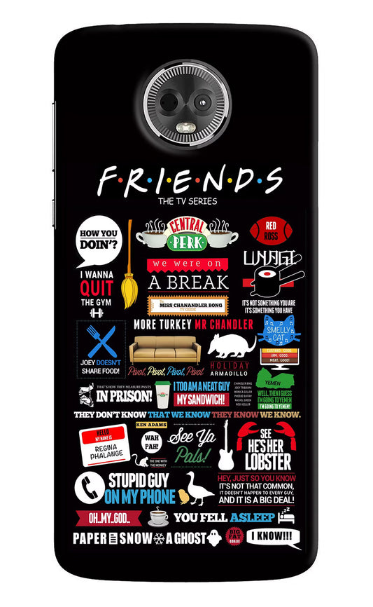FRIENDS Moto E5 Plus Hard Case Back Cover by Casekaro