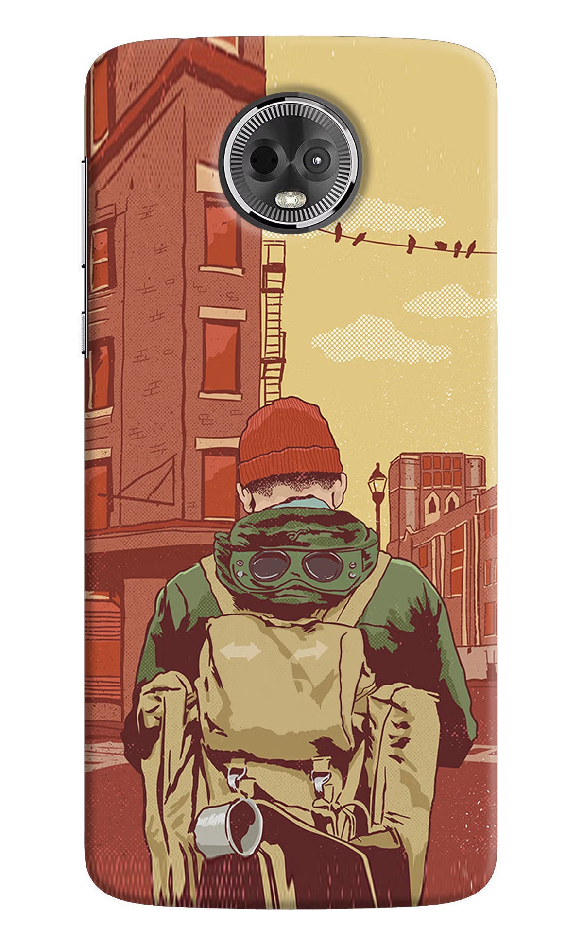 Adventurous Moto E5 Plus Hard Case Back Cover by Casekaro