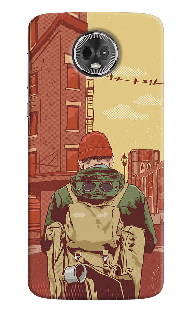 Adventurous Moto E5 Plus Hard Case Back Cover by Casekaro