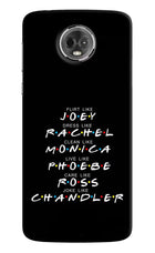 FRIENDS Character Moto E5 Plus Hard Case Back Cover by Casekaro