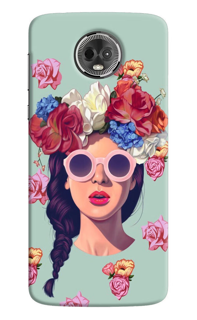 Pretty Girl Moto E5 Plus Hard Case Back Cover by Casekaro