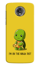 I'm on Ninja Diet Moto E5 Plus Hard Case Back Cover by Casekaro