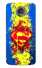 Superman logo Moto E5 Plus Hard Case Back Cover by Casekaro