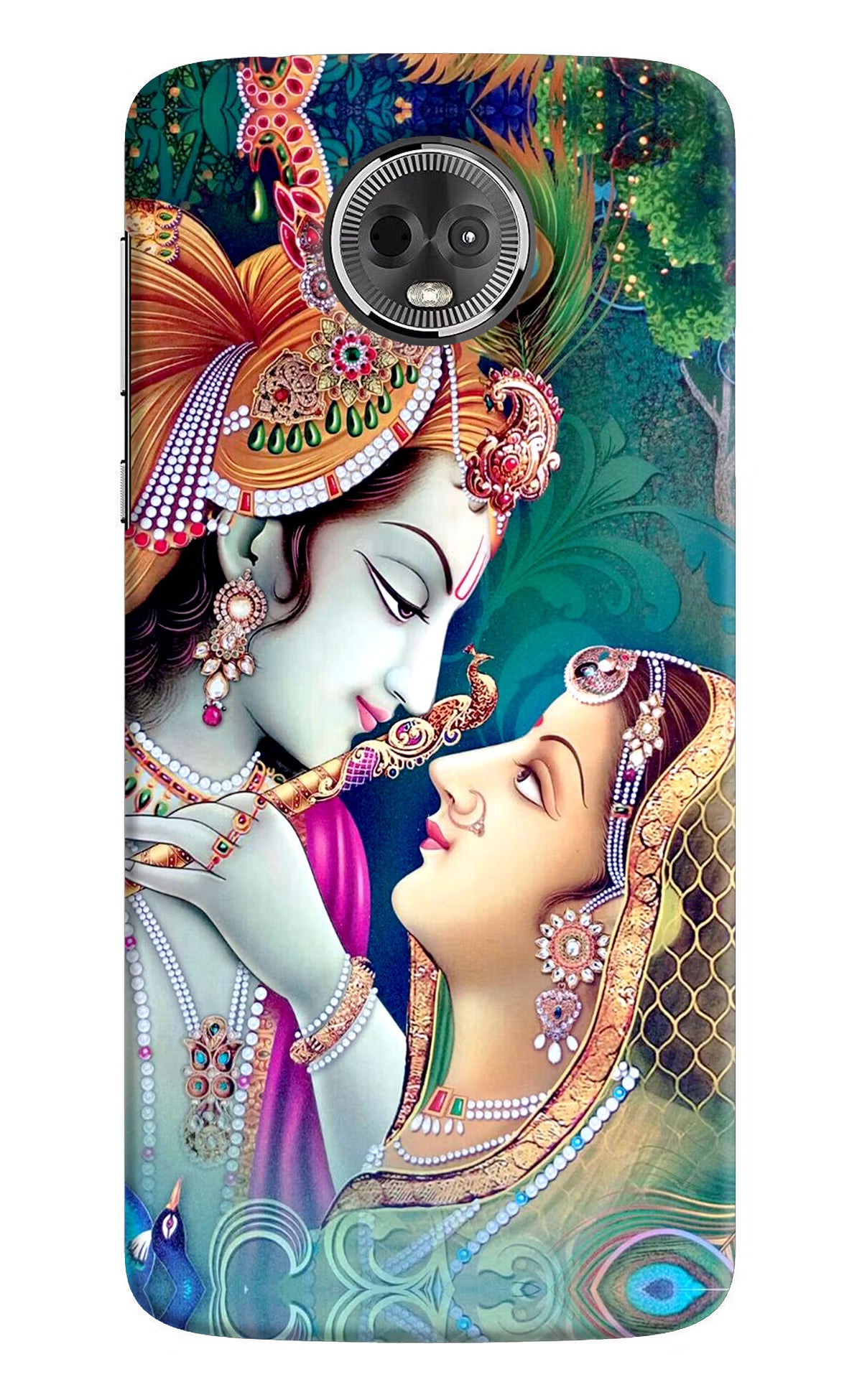 Lord Radha Krishna Moto E5 Plus Hard Case Back Cover by Casekaro