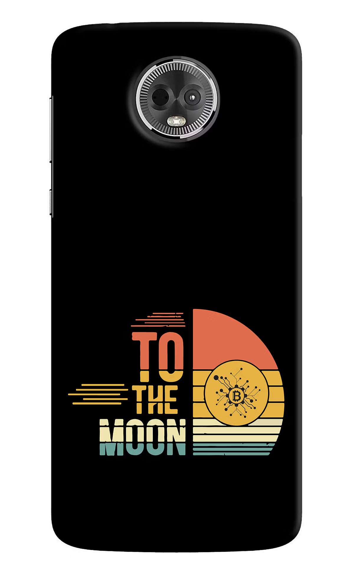 To the Moon Moto E5 Plus Hard Case Back Cover by Casekaro
