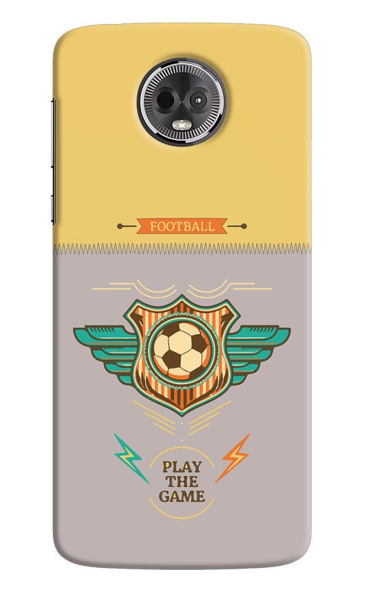 Football Moto E5 Plus Hard Case Back Cover by Casekaro