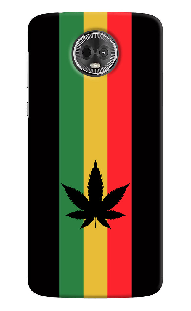 Weed Flag Moto E5 Plus Hard Case Back Cover by Casekaro