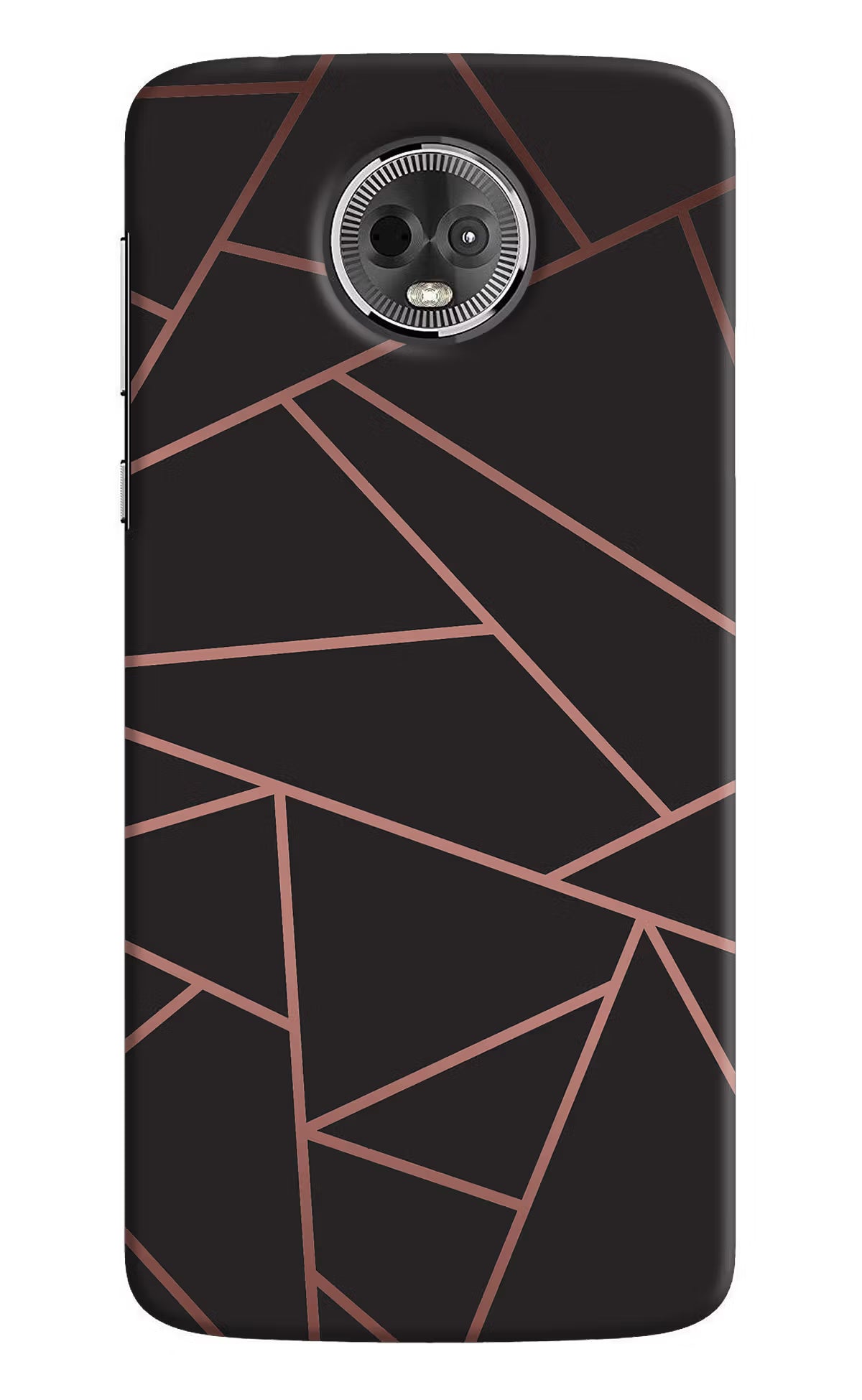 Geometric Pattern Moto E5 Plus Hard Case Back Cover by Casekaro