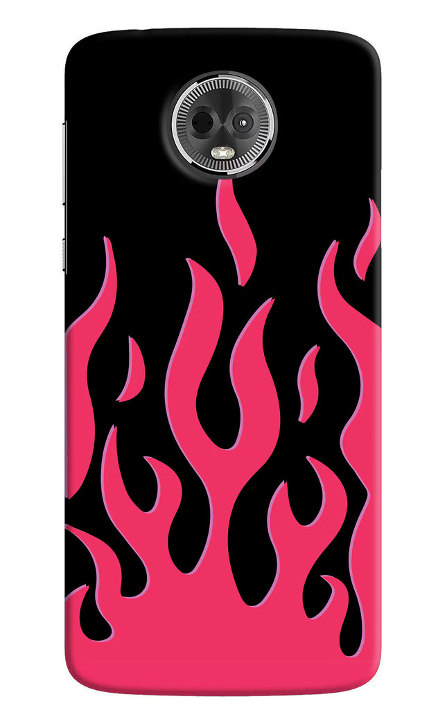 Fire Flames Moto E5 Plus Hard Case Back Cover by Casekaro