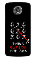 Think out of the BOX Moto E5 Plus Hard Case Back Cover by Casekaro