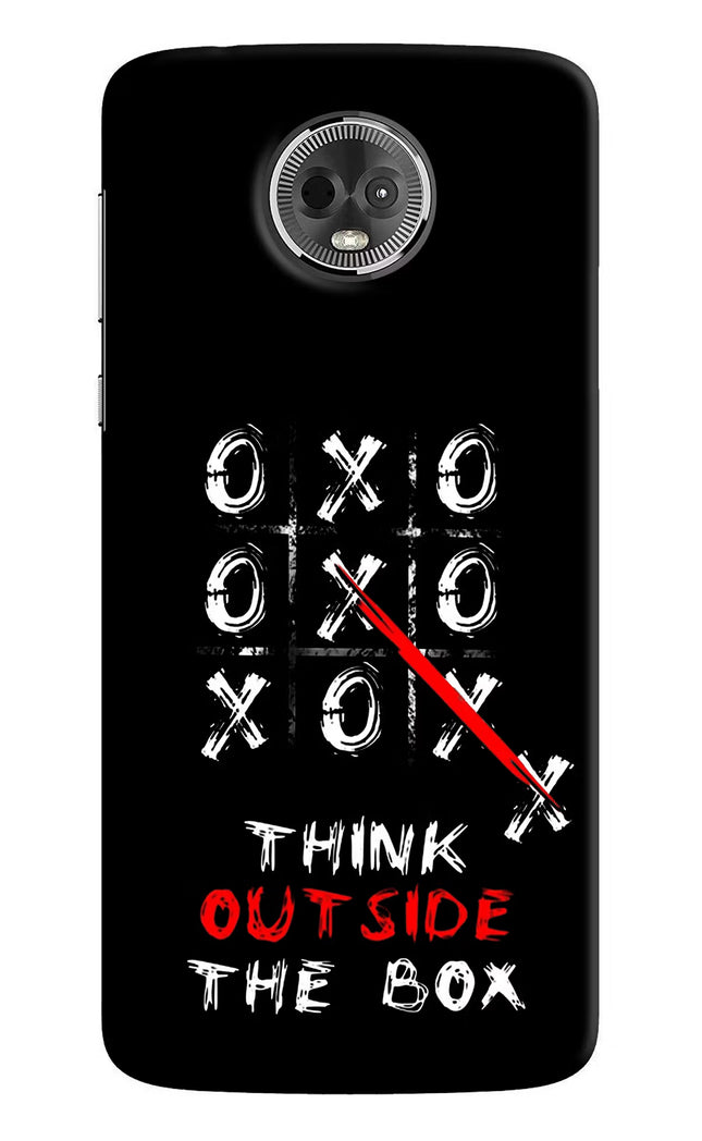 Think out of the BOX Moto E5 Plus Hard Case Back Cover by Casekaro