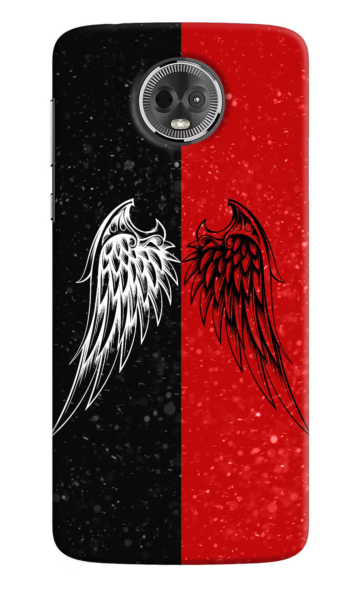 Wings Moto E5 Plus Hard Case Back Cover by Casekaro