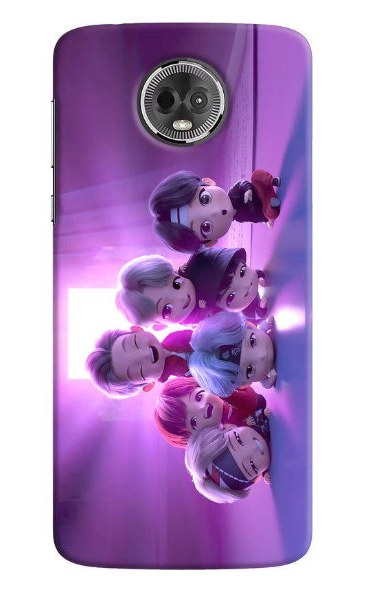 BTS Chibi Moto E5 Plus Hard Case Back Cover by Casekaro