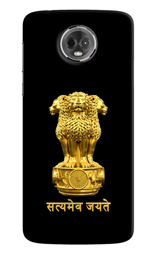 Satyamev Jayate Golden Moto E5 Plus Hard Case Back Cover by Casekaro