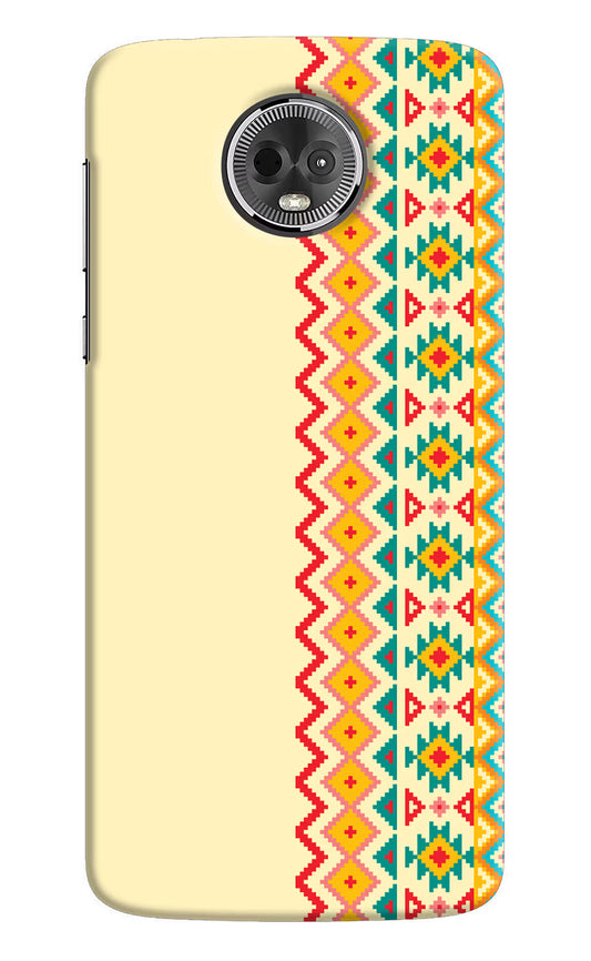Ethnic Seamless Moto E5 Plus Hard Case Back Cover by Casekaro