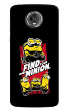 Find your inner Minion Moto E5 Plus Hard Case Back Cover by Casekaro