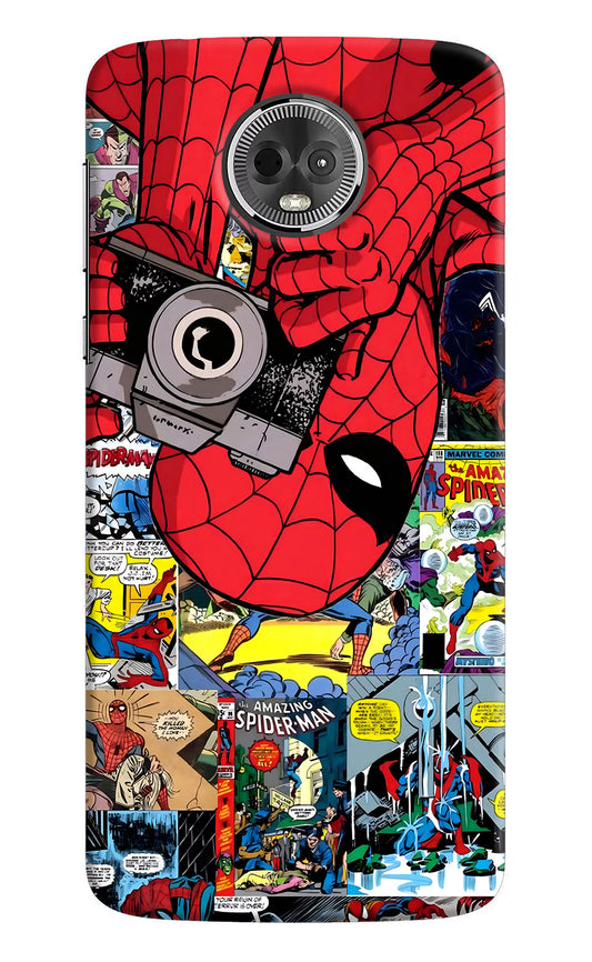Spider Man Moto E5 Plus Hard Case Back Cover by Casekaro
