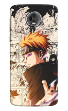 Pain Anime Moto E5 Plus Hard Case Back Cover by Casekaro