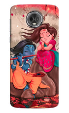Radhe Krishna Moto E5 Plus Hard Case Back Cover by Casekaro