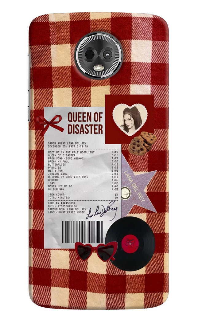 Queen of Disaster Moto E5 Plus Hard Case Back Cover by Casekaro
