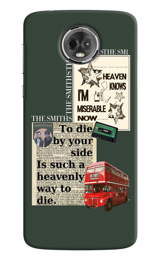 The Smiths Moto E5 Plus Hard Case Back Cover by Casekaro