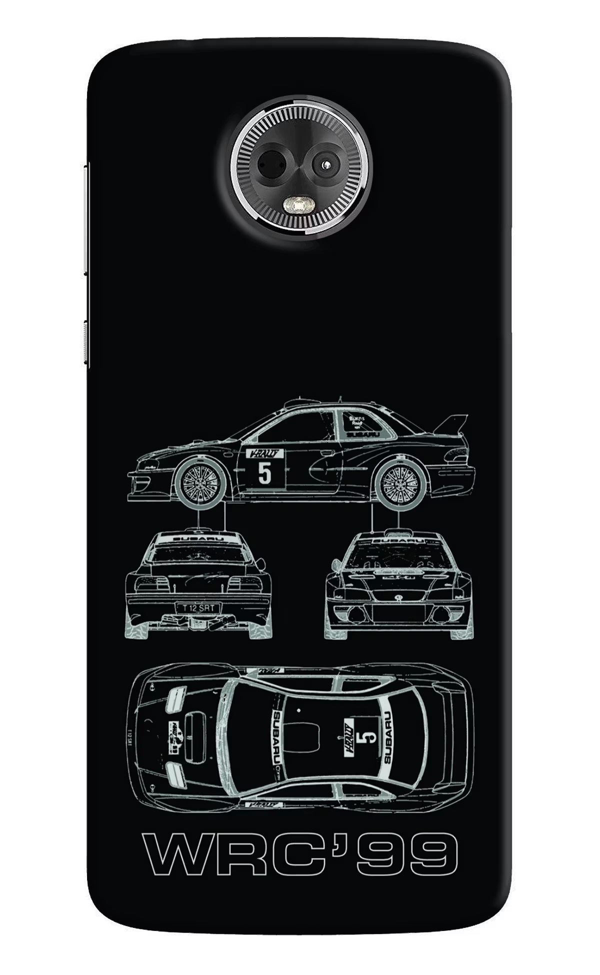 WRC'99 Moto E5 Plus Hard Case Back Cover by Casekaro
