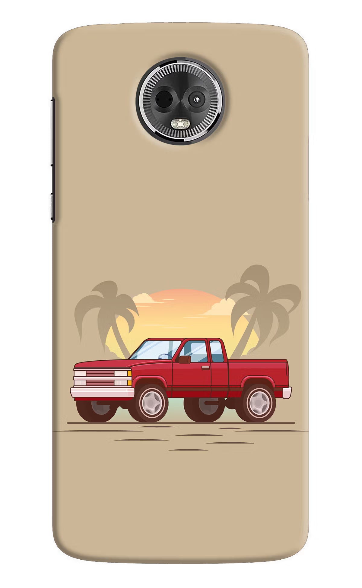 Desert Classic Drive Moto E5 Plus Hard Case Back Cover by Casekaro