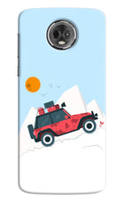 Mountain Trail Beast Moto E5 Plus Hard Case Back Cover by Casekaro