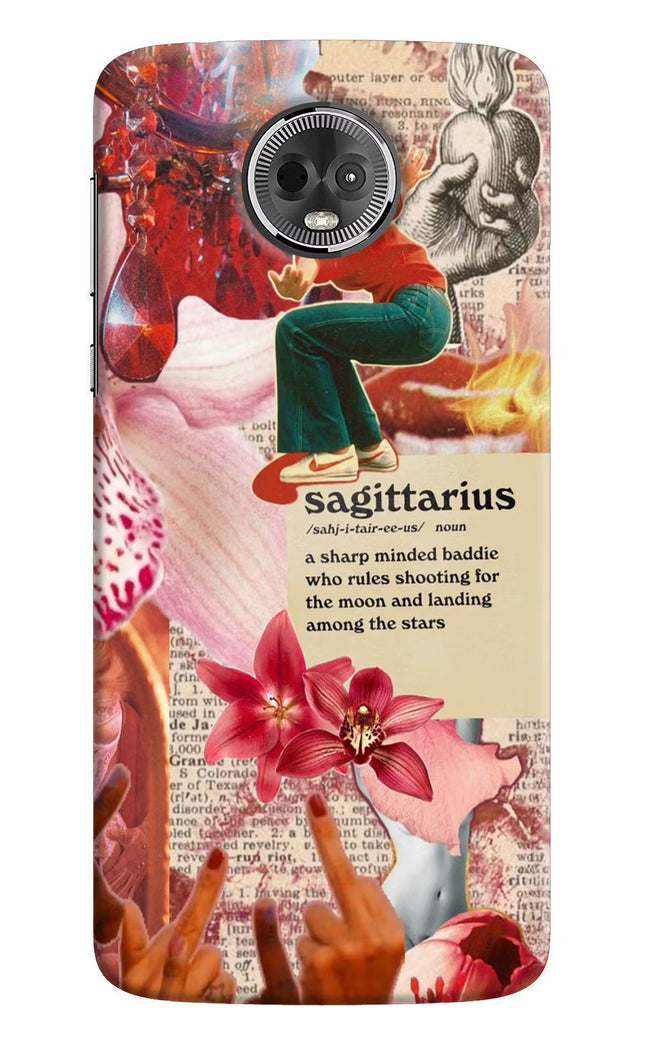 Sagittarius Zodiac Moto E5 Plus Hard Case Back Cover by Casekaro