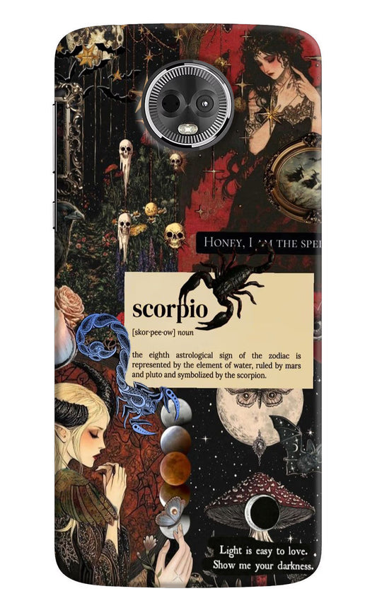 Scorpio Zodiac Moto E5 Plus Hard Case Back Cover by Casekaro