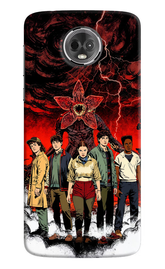 Ordinary Things Characters Moto E5 Plus Hard Case Back Cover by Casekaro