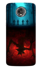 Ordinary Things Downside Up Moto E5 Plus Hard Case Back Cover by Casekaro