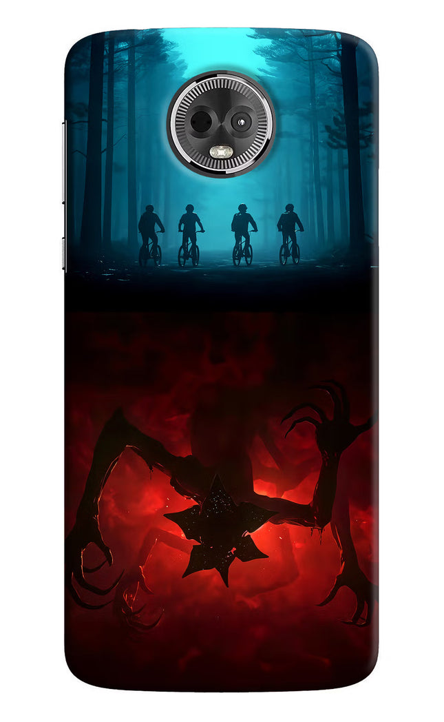 Ordinary Things Downside Up Moto E5 Plus Hard Case Back Cover by Casekaro