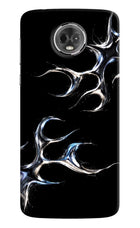 Chrome Tribal Moto E5 Plus Hard Case Back Cover by Casekaro