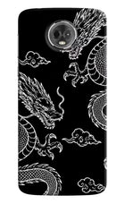 Twin Dragons Moto E5 Plus Hard Case Back Cover by Casekaro
