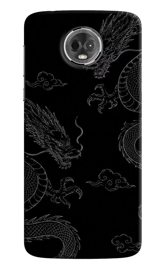 Twin Dragons Moto E5 Plus Hard Case Back Cover by Casekaro