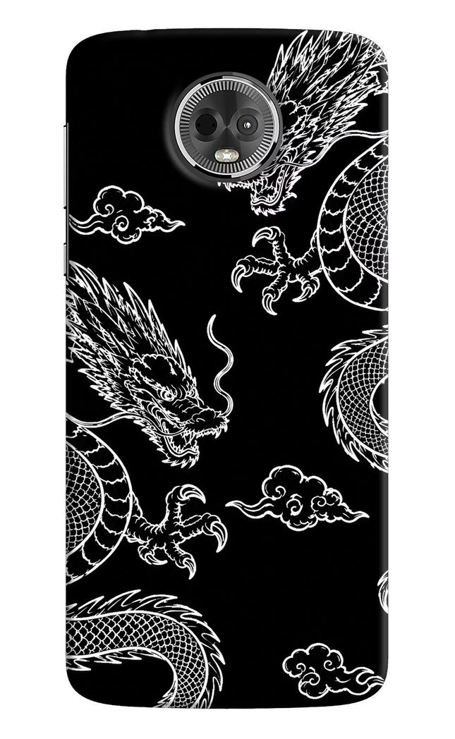 Twin Dragons Moto E5 Plus Hard Case Back Cover by Casekaro