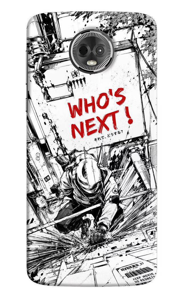 Who's Next Moto E5 Plus Hard Case Back Cover by Casekaro