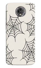 Spider Web Moto E5 Plus Hard Case Back Cover by Casekaro